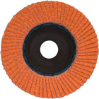 Norton - Disques À Lamelles - Quick Trim Sg Blaze R980P, 4-1/2po x 7/8po, Type 27, Grain 80, Céramique, paquet de 12-Matériau abrasif Céramique