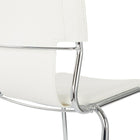 Tabouret bar Dorado, vinyle, base chrome, 30po-3