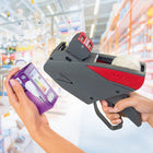 Meto – Étiqueteuse de prix ProLine M 2026S2 2 lignes, (9441772)-Gris avec touches rouges. Fabriqué de plastique léger durable - Ergonomique et durable