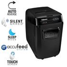 Fellowes - Déchiqueteur AutoMaxâ„¢ 200C à alimentation automatique de 200 feuilles-Marche arrière automatique pour empêcher les bourrages