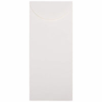 JAM Paper #11 Policy Commerciales Enveloppes Strathmore - 4,5" x 10,375" - Blanc Brillant Tissé - Paquet de 50-Couleur : Blanc brillant