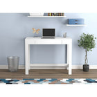 Safdie & Co. 39L Bureau - Blanc 1 Compact Tirroir-Un tiroir compact.