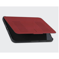 Étui folio magnétique Zugu pour iPad 10e génération 10,9 pouces (2022) et iPad A16 11e génération (2025) - Rouge (cerise)-etui folio magnetique