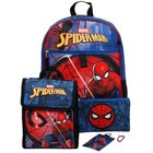 Bioworld Ensemble de sac à dos 5 pièces - 16 po - Spider-Man Logo Personnages-Licence officielle: Cette marchandise Avengers est 100 % authentique, ce qui en fait le cadeau idéal pour les fans et les collectionneurs!