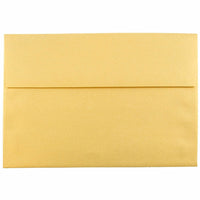 JAM Paper Enveloppe Stardream A8 à effet métallisé, doré, 50/paquet-Enveloppes dorées Stardream à effet métallisé