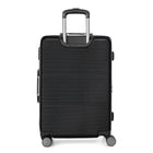 Bugatti - Ensemble de 3 valise rigide ABS - Bruxelles - Noir-Pieds latéraux pour assurer la stabilité et la résistance aux chocs (sur bagages moyens et grands)