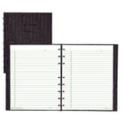 Blueline - Livre de notes NotePro Ecologix - 9-1/4" x 7-1/4" - Noir-Reliure spirale double