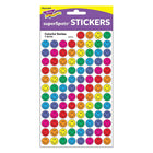 Autocollants Trend Enterprises Superspots, sourires colorés, paquet de 8000-Idéal pour les devoirs, les carnets et les graphiques incitatifs, et plus encore.