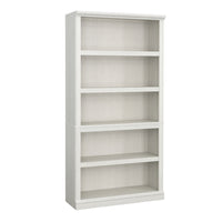 Sauder - La Collection Sauder Select Bibliothèque - Finition Glacier Oak-Trois étagères réglables offrent des possibilités polyvalentes de rangement et d'exposition.