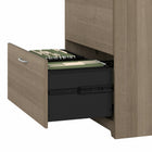 Bush Furniture - Classeur latéral à 2 tiroirs Cabot - Gris cendré-Chaque tiroir supporte jusqu’à 60 lb de documents