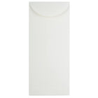 JAM Paper Enveloppes-pochette Strathmore à fermeture gommée, 4 3/4 x 11 po, blanc brillant, 1000/pqt-Blanc brillant