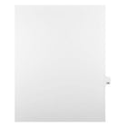 Mark Maker – Onglets séparateurs juridiques blancs, 1/25 onglets, format lettre, sans trous, numéro 142, 25/paquet-Onglets séparateurs blancs, 1/25 onglets