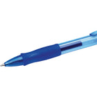 BIC - Stylos Gelocity à encre gel à pointe rétractable - 0,7 mm, bleus - Paquet de 12-Encre gel sécuritaire