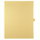 Markmaker - 25 tabs/PQT,5 PQT/Boite, Intercalaires imprimes Legal, Chamois, 1/15th coupe| format lettre, sans trous, Numero 113-Intercalaires imprimes Legal