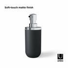 Umbra JUNIP - Pompe à savon liquide et gel hydroalcoolique 295ml, Chrome Noir-7