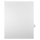 Markmaker - Intercalaires imprimes Legal, Blanc, 1/25th coupe, format lettre, sans trous, 25 tabs/PQT, 5 PQT/Boite, Numero 42-Intercalaires imprimes Legal