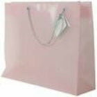 JAM Paper - Sacs à provisions opaques - Grand - 13 x 10 1/2 x 4 - Rose clair - Vrac 100 sacs/paquet-Taille : 13" x 10 1/2" x 4"