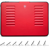 Étui Zugu Muse pour iPad 10,2" (2019 & 2020 & 2021) - Rouge-Étui folio magnétique