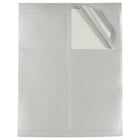 Jam Paper Étiquettes postales, 3 1/3 x 4 po, argent métallique, 120/paquet (336731903)-Pour l’utilisation avec les imprimantes laser