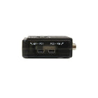 StarTech  Kit commutateur noir KVM USB 2 ports avec audio et câbles-Alimentation du KVM à partir des ordinateurs auxquels il est connecté, ne requérant ainsi aucun adaptateur d'alimentation
