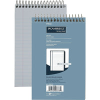 Cambridge - Bloc-notes de qualité supérieure, 5 po x 8 po, 80 feuilles, réglage large-Papier extra épais super lisse