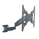 TygerClaw - Support mural à mobilité intégrale pour téléviseur plat de 42 à 55 po (LCD43908BLK)-Angle d'inclinaison de -5 à +10