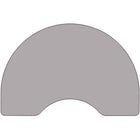 Flash Furniture – Table d’activités haricot, surface thermofusionnée 48x72 po, pattes standards, haut ajustable, gris-Forme : Haricot