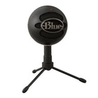 Blue Snowball iCE Plug 'n Play USB Microphone - Black-Cardioid pickup pattern: Captures your voice with clear, focused sound for streaming, podcasting, broadcasting, Skype calls and Zoom meetings