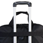 Swiss Gear – Mallette à soufflet double pour ordinateur portatif de 15,6 po, noir-Sangle en boucle arrière conçue pour être glissée par-dessus la poignée d'une valise