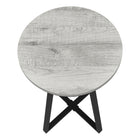 Monarch Specialties - 2176 Table D'Appoint - 22 po H/Gris/Metal Noir-9