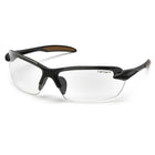 Carhartt – Lunettes de sécurité Spokane, transparent, 6/paquet-Unique demi-cadre pour un style de vie actif