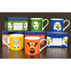 Tannex - Ensemble de tasses à motifs d’animaux avec boîte-cadeau, ensemble de 4, 15 oz-Cet ensemble de 4 tasses à animaux avec boîte-cadeau comprend : Tasse à café « Girafe », tasse à café « Dalmatien », tasse à café « Aigle », tasse à café « Chat »