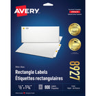 Avery - Étiquettes d'adresse de retour Pelage facile (08927), 1 3/4 po x 1/2 po, blanc, paquet de 800-Créez des étiquettes d'allure professionnelle