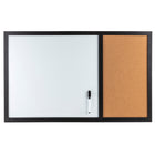 Tableau magnétique Simply avec liège naturelle - blanc-Tableau blanc magnétique avec côté en liège