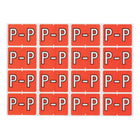 Pendaflex − Étiquettes de classement à onglet sur le côté A à Z de couleur orange foncé − P − paquet de 240-Compatibles avec les étiquettes de la série Datafile L8701