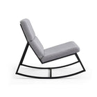 Plata Import - Chaise berçante en tissu-Chaise longue
