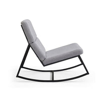 Plata Import - Chaise berçante en tissu-Chaise longue