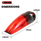 Oskar - 12V Aspirateur à main automatique-Facilité de vidange et de nettoyage
