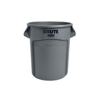 Poubelle Rubbermaid Brute Seamless Container, grise, petite, 20 gallons, 19 1/2" D x 22 7/8" H-19 1/2" D x 22 7/8" H