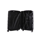 TOSCANO MAGNIFICA Grand bagage rigide de 30 po - Noir de jais-Garantie mondiale limitée de 5 ans