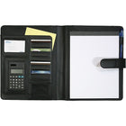 Hilroy - Porte-tablette de direction, noir-Comprend une calculatrice multifonction et un bloc de papier réglé de 30 feuilles 