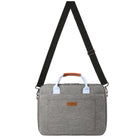 Vangoddy Sac de transport à bandoulière avec poignée pour ordinateur portable 14 po - Gris-Transportez et protégez vos appareils avec style et confort avec ce sac messager en nylon sergé