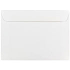 JAM Paper Enveloppes format livret à rabat droit gommé, 5 1/2 x 7 1/2 po, blanches, 1000 par paquet-Blanc