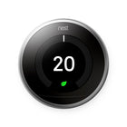 Google – Thermostat Nest Learning, 3e génération (T3007EF)-Modifiez la température depuis n'importe où, au moyen de votre téléphone, tablette ou portatif