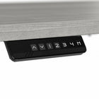 Bureau assis-debout à hauteur réglable 60 po x 30 po Move 40 Series de Bush Business Furniture - gris platine/gris métallique-Le bureau ajustable s’élève de 28 à 48 po à une vitesse de 1.25 po par seconde