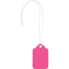 Staples - Étiquettes pour vente au détail - avec ficelle - 1 3/4 po x 1 3/32 po - fluorescentes - Paquet de 100-Pratiques pour ranger des clés de rechange
