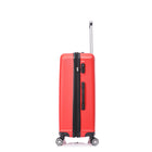 TOSCANO OTTIMO Bagage à main rigide 21 po - Vermred-Intérieur de luxe
