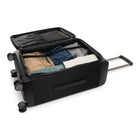 Bugatti -  Nashville -Bagage hybride rigide/souple  de 25 -25 po - Noir-Fabriqué en PP hybride (polyester et polypropylène) extra léger et résistant