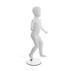 Can-Bramar - collection PL - Mannequin incassable d’enfant (2-3 ans), corps entier-43 po de hauteur-Base de verre-Blanc soufflé-Fait de polypropylène (PP) avec fini satiné
