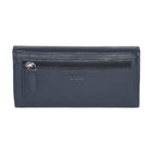 Club Rochelier -  Pochette pour femme avec chéquier et gousset - Marine-Dimensions: 7,48 po L x 1,18 po L x 3,74 po H